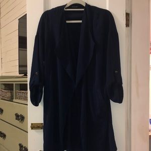 3 for $20 — Navy Blue Long Coat size S